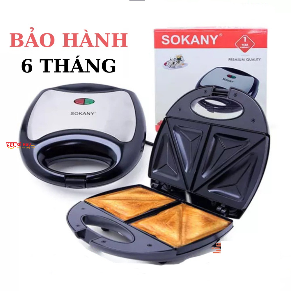 Máy nướng bánh mì Sandwich hình tam giác SoKaNy KJ-102 chính hãng ...